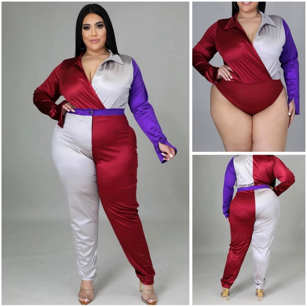 Plus Size Pants Set